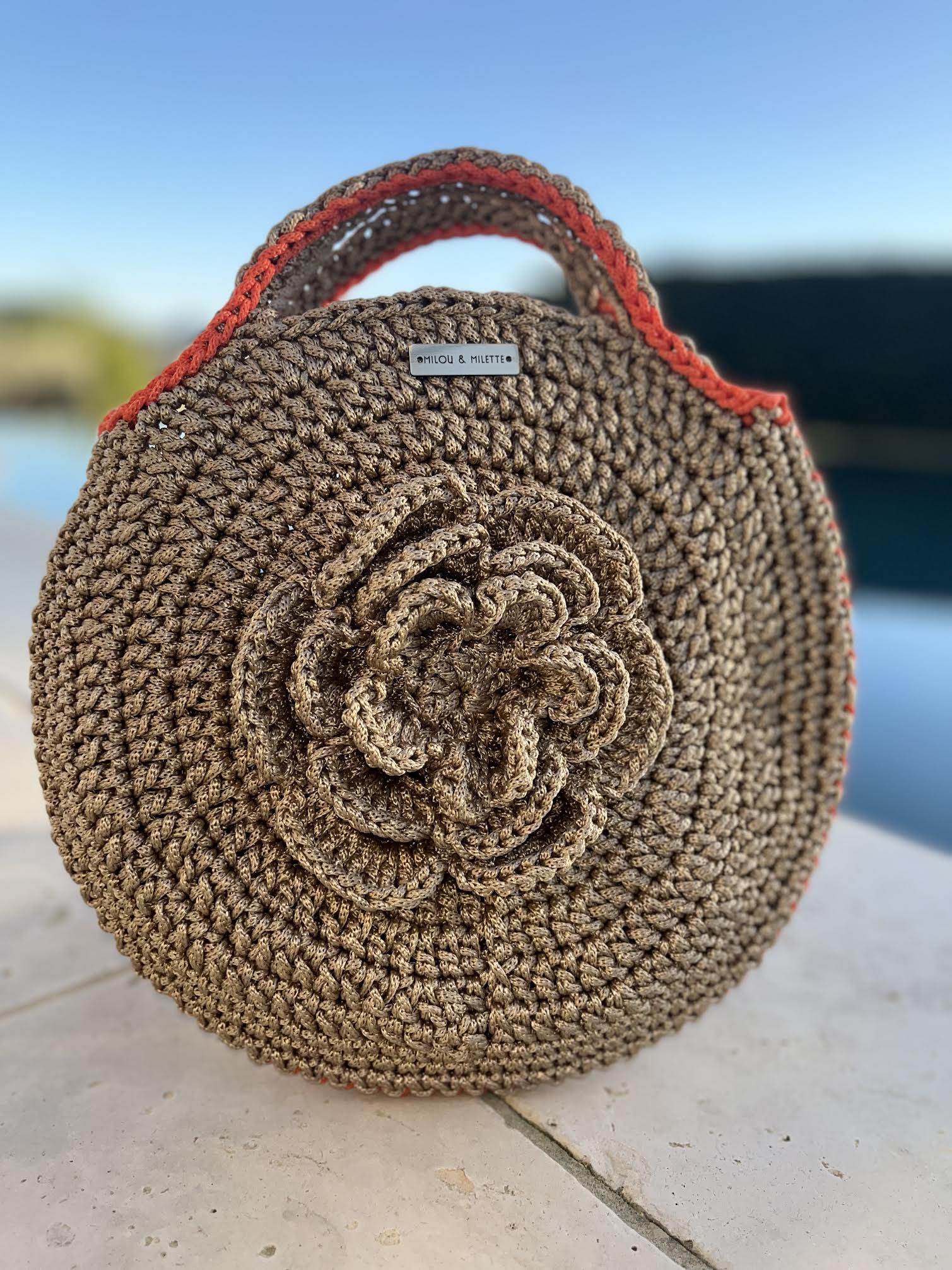 Pochettes et créations artisanales au crochet faites main - collection Mistral Milou & Milette