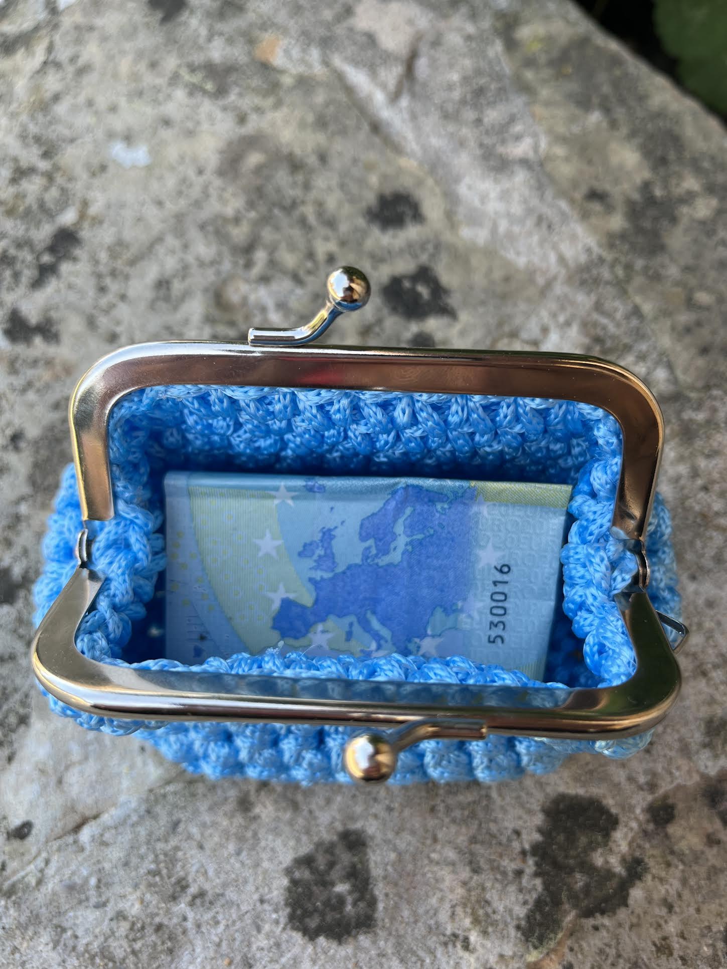 Porte-monnaie au crochet Mini Riviera - Azur Provençal