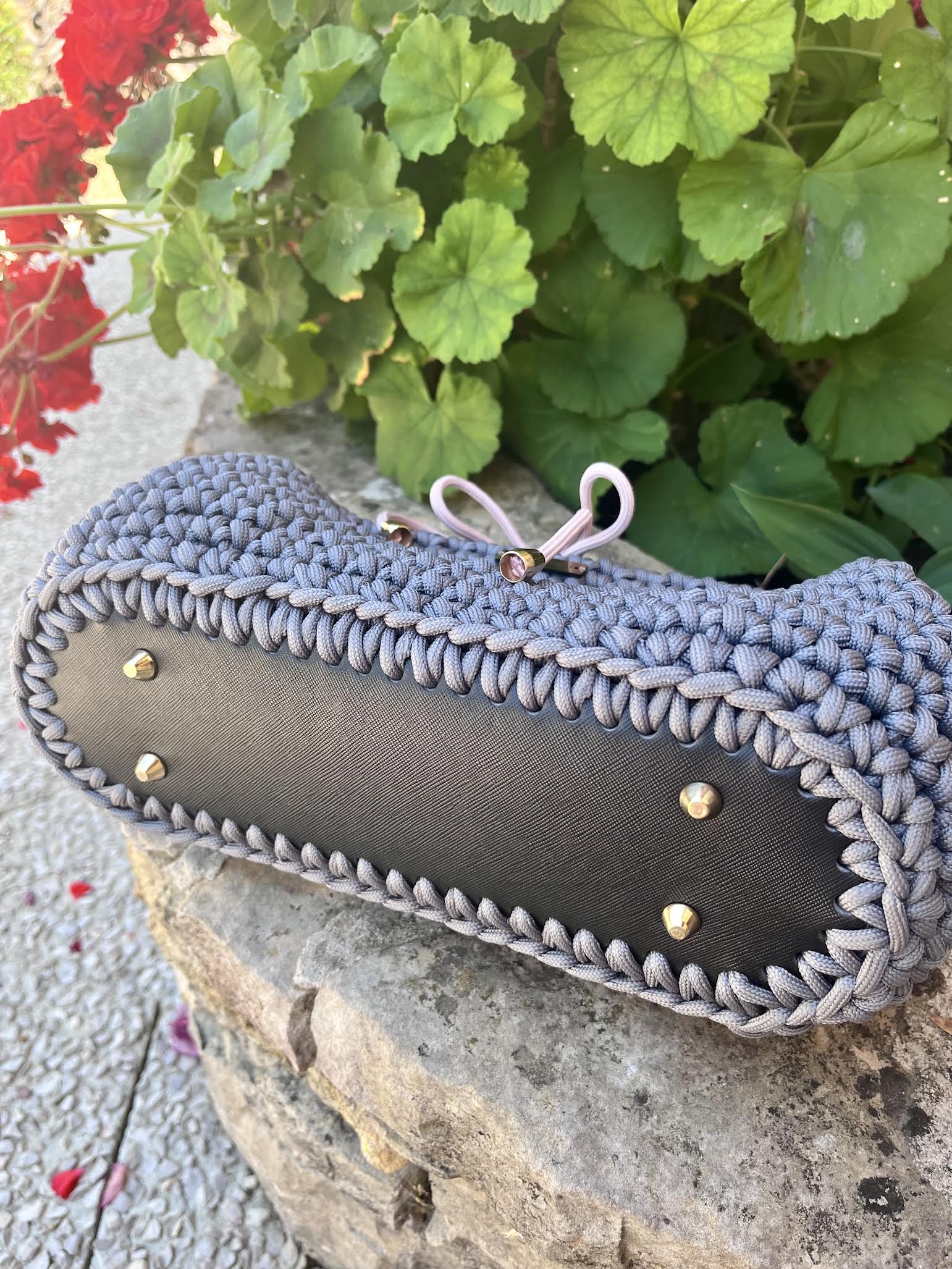 sac au crochet Milou & Milette- fond