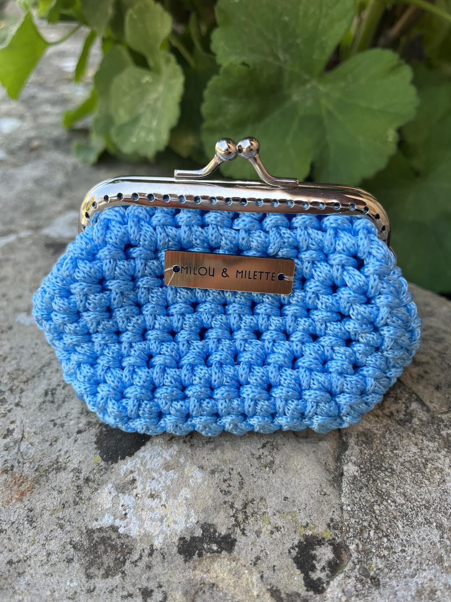 Porte-monnaie au crochet Mini Riviera - Azur Provençal