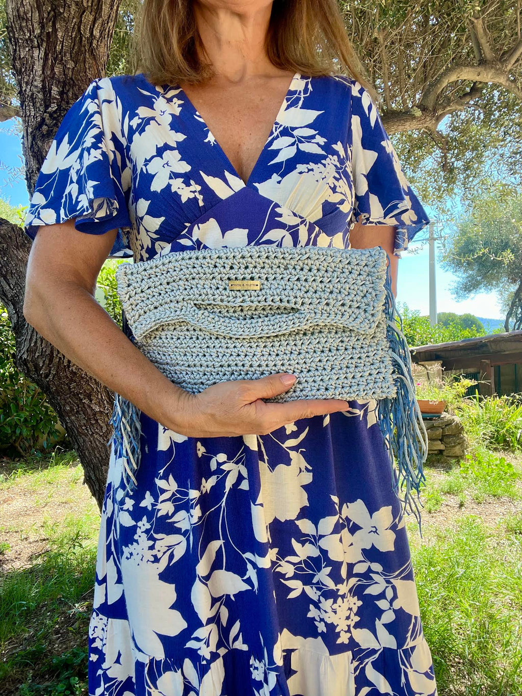 Pochette argentée Mistral
