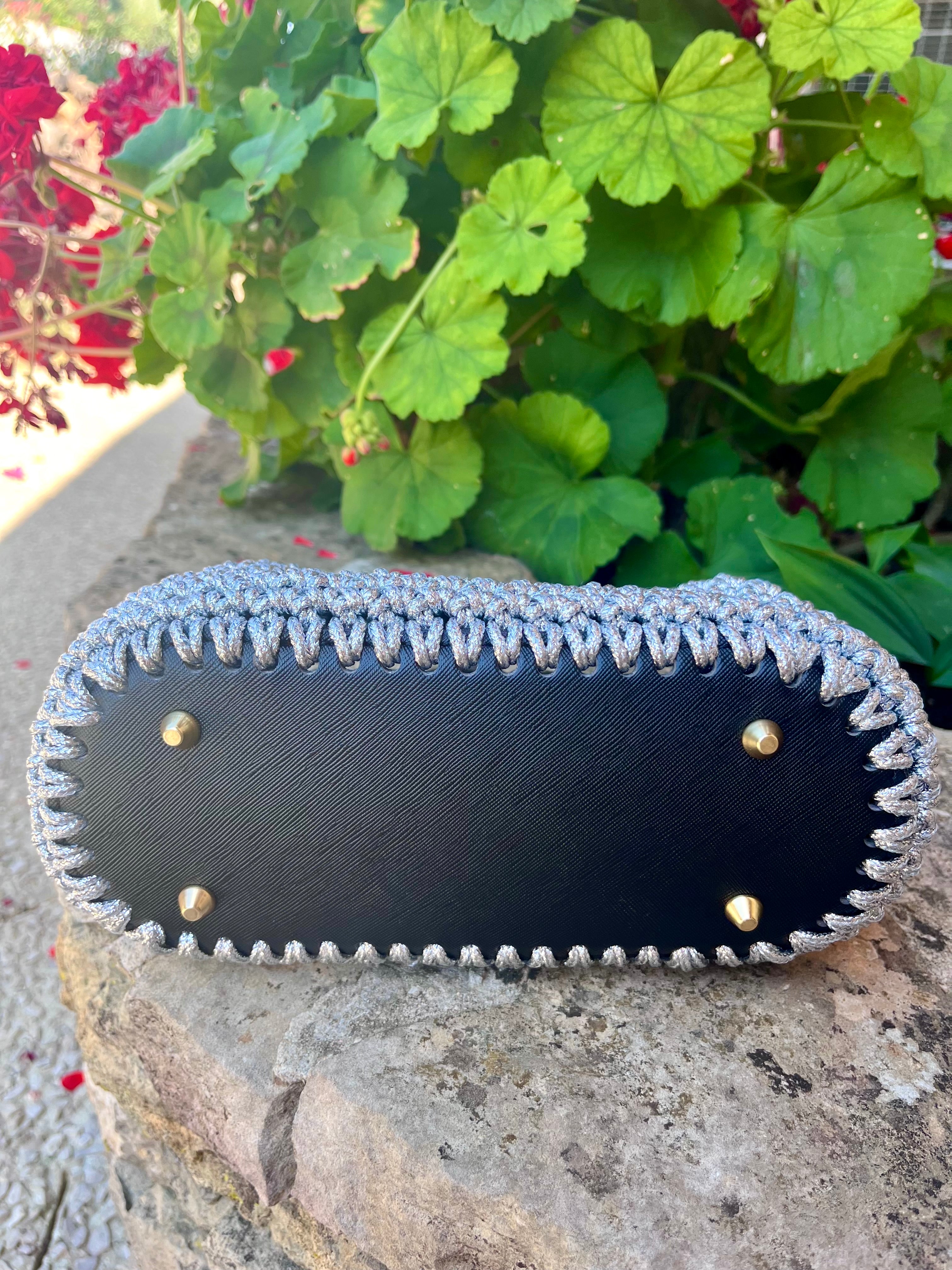 sac-crochet-argente-fait-main