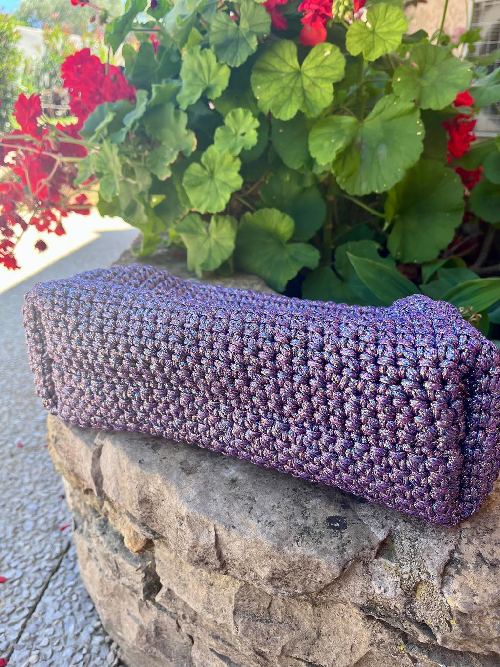 Sac crocheté à la main en Provence- Milou & Milette- Pièce unique
