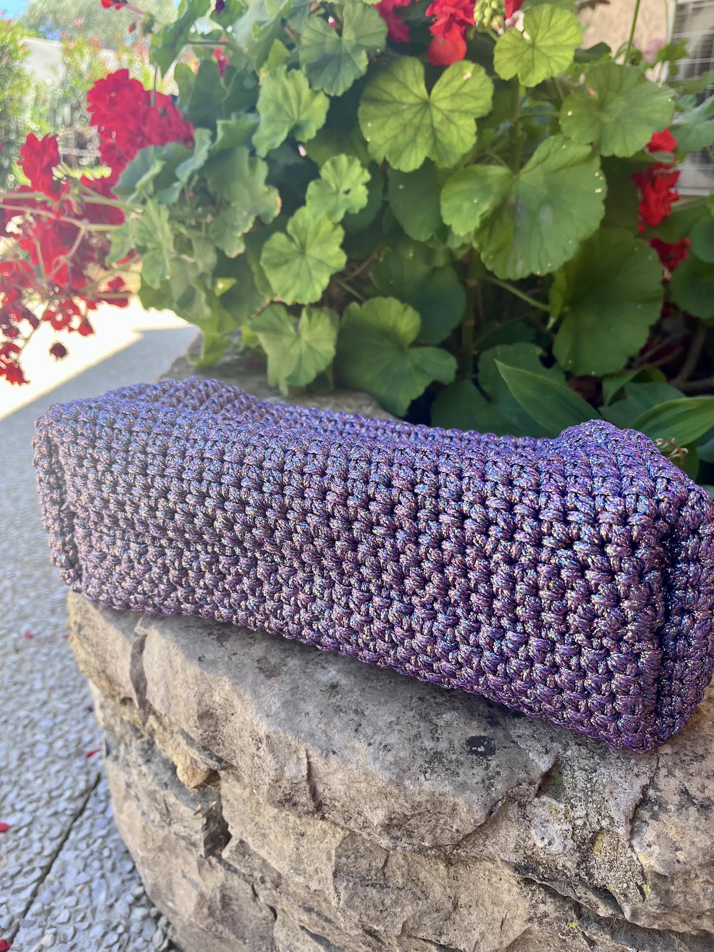 Sac crocheté à la main en Provence- Milou & Milette- Pièce unique