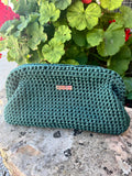 Sac Riviera vert cyprès crocheté à la main en Provence- Milou & Milette