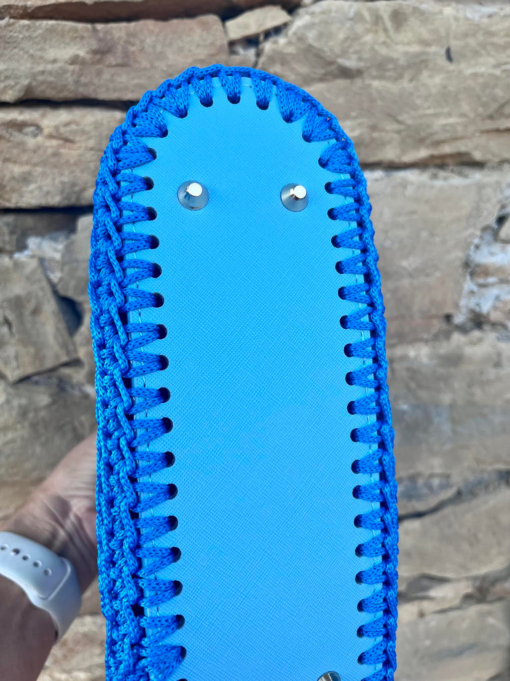 Sac cabas Méditerranée bleu - Crochet fait main - Milou & Milette