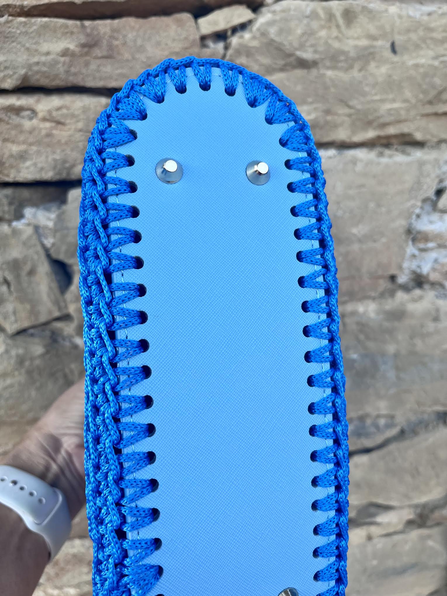 Sac cabas Méditerranée bleu - Crochet fait main - Milou & Milette