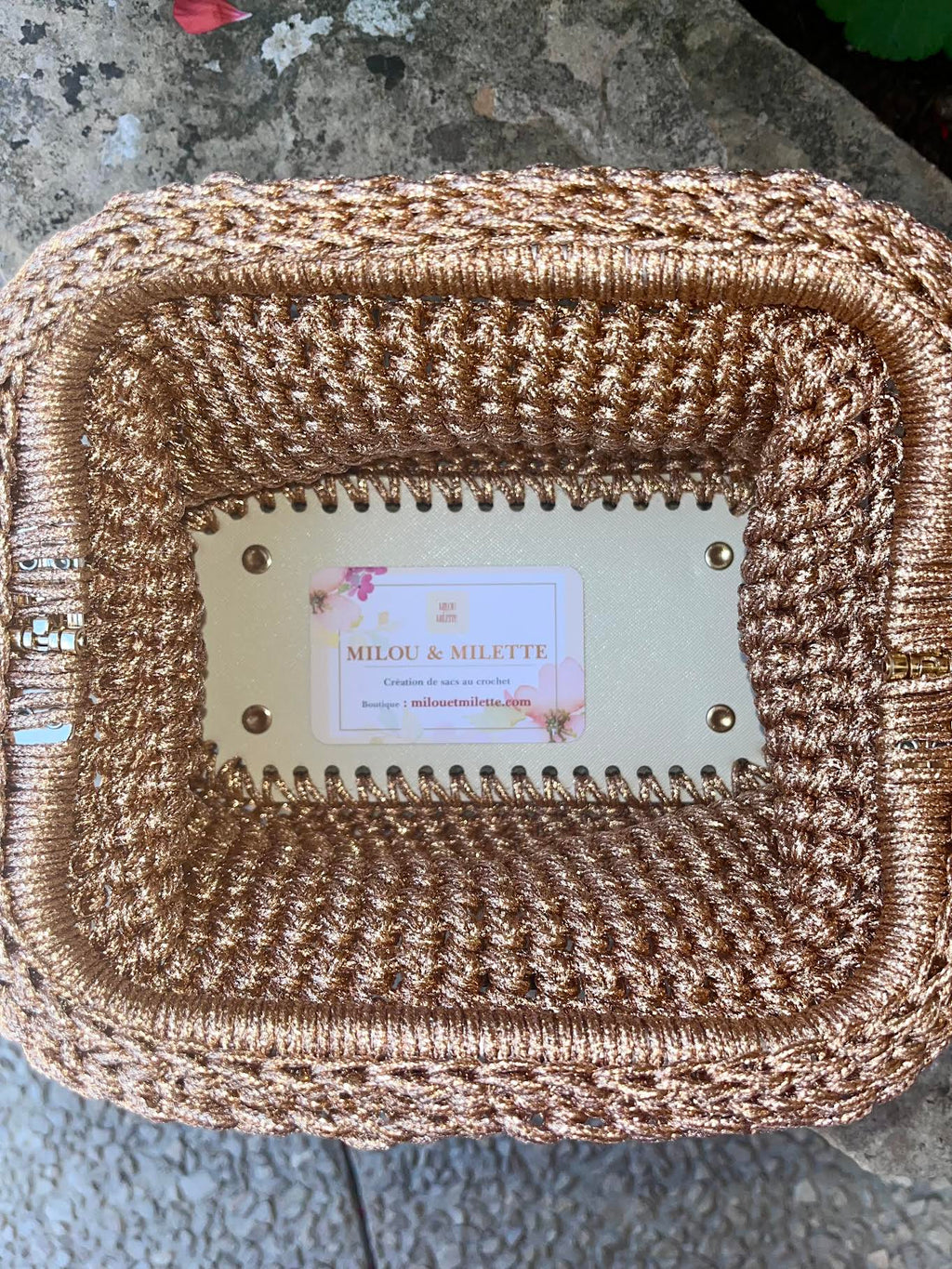 sac crochet fait main