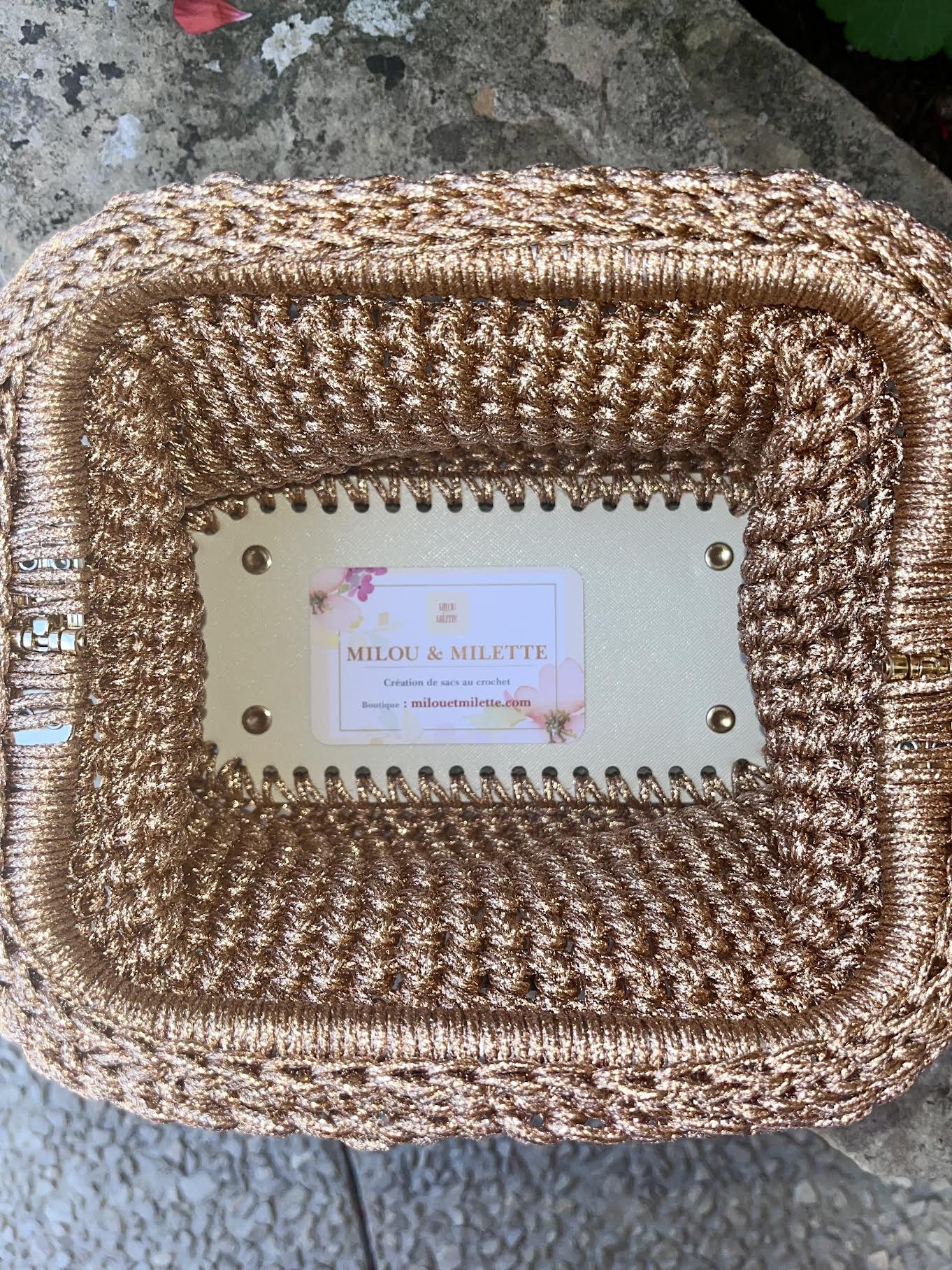 sac crochet fait main
